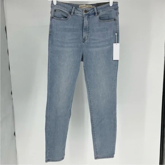 SOFT SURROUNDINGS NWT SUPREMELY SOFT HIGH RISE SKINNY SOFT DENIM JEANS AMARYLLIS - Picture 2 of 11